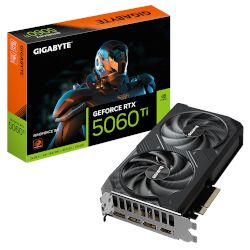 Видеокартата на Gigabyte е предназначена за геймъри и творци! GeForce® RTX™ 5060 Ti разполага с 4608 CUDA™ ядра и 16GB GDDR7 памет!