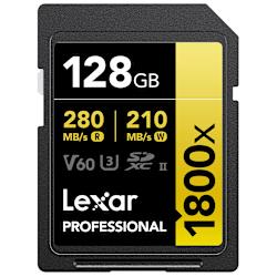 Картата памет Lexar Professional 1800x предоставя изключително бързо и надеждно съхранение за професионални фотоапарати и видеокамери!