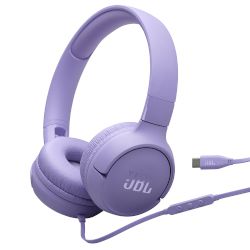 Кабелни слушалки USB-C за музика и hands-free разговори (с in-line контролер) и характерния за JBL басов звук (Pure Bass)!