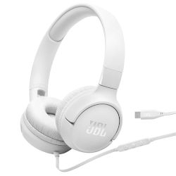 Кабелни слушалки USB-C за музика и hands-free разговори (с in-line контролер) и характерния за JBL басов звук (Pure Bass)!