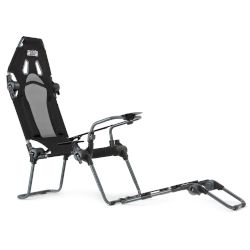 Лек, стабилен и сгъваем, F-GT Lite ти осигурява реалистично sim racing изживяване, независимо колко малко е пространството ти! Може да се използва както за Formula, така и за GT sim racing!