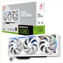 Видеокартата на Asus е предназначена за геймъри и творци. GeForce® RTX™ 5080 интегрира 10752 ядра CUDA™ и разполага с 16GB памет GDDR7!