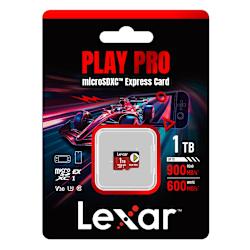 Картата памет PLAY PRO microSDXC™ Express предоставя скорости на четене и запис 900MB/s и 600MB/s съответно. Идеална за Nintendo Switch™ 2!