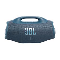JBL Boombox 4 е по-голям, по-смел и по-добър от всякога, с мощен JBL Pro Sound и дълбок, пулсиращ бас!