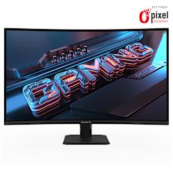 Non-glare Gaming Monitor 31,5" от GIGABYTE, с извит VA панел (1500R), резолюция QHD (HDR Ready, 120% sRGB, 1.07B), поддръжка Adaptive-Sync, честота на опресняване 180Hz, 1ms (MPRT), HDMI 2.0 и DP 1.4!
