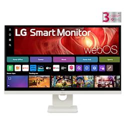 Smart монитор 27" IPS 4K UHD с webOS 24, HDR10 & Auto Brightness, приложение LG Switch, поддръжка на Magic Remote (продава се отделно), Remote Desktop, AirPlay 2, Screen Share, Bluetooth® и елегантна стойка!