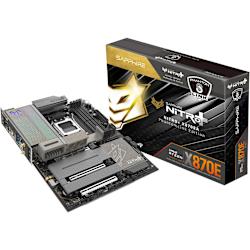 С AMD® X870E за AMD Ryzen™ 9000/8000/7000 Series CPUs, Dual Channel DDR5, PhantomLink поддръжка, PCIe® 5.0 M.2 & PCIe® 5.0 x16, Wi-Fi 7 + 5GbE и звук Realtek® ALC897 HD!