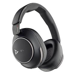 Подобри качеството на звука си по време на работа със слушалките Poly Voyager Surround 80 UC, с 6 вградени микрофона за ясен звук без фонов шум!