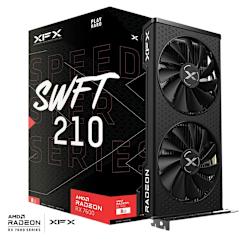 Разполага с 32 Compute Units/ Ray Accelerators, 2048 Dual Issue Stream Processors, 128 texture units, 64 ROPs и 8 GB памет GDDR6!