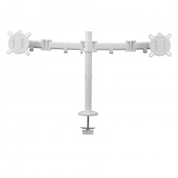 Универсална стойка за два монитора, за да превърнеш работното си пространство в елегантна среда!