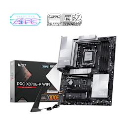 Базира се на AMD® X870E Chipset за процесори AMD Ryzen™ 9000, 8000 и 7000-series. Поддържа памет DDR5 до 256GB и стандарта PCIe® 5.0 за видеокарти и NVMe™ M.2 PCIe® SSD!