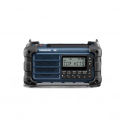 Радио с множество захранвания, което включва DAB+ / FM, Bluetooth стрийминг, соларно зареждане, захранване с ръчна манивела, порт USB-C, защита IP55, LED фенерче, 40 предварително зададени станции и акумулаторна батерия 2600mAh!