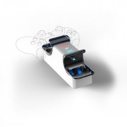 Зарядна станция за едновременно зареждане на до два контролера PlayStation 5 DualSense!