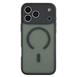 Калъф Sentio Oqulus за iPhone 17 Pro Max в черен цвят. С магнитен пръстен за перфектно прилагане на безжични аксесоари!