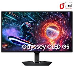 Gaming монитор QD-OLED 27" QHD (2560 x 1440 pixels) с честота на опресняване 180 Hz, време за реакция 1 ms и съвместимост с NVIDIA G-SYNC®!