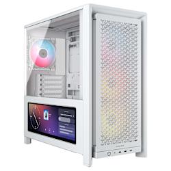 Разполага със сензорен дисплей 14,5", 4 вентилатора RS120 PWM ARGB и система за монтаж на вентилатори CORSAIR INFINIRAIL™!