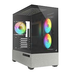 Компактна компютърна кутия Micro-ATX, която съчетава елегантен дизайн и ефективен въздушен поток!
