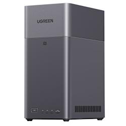 NAS с два слота, с Rockchip ARM CPU, 4GB LPDDR4X RAM, 2x слота (SATA) за устройства за съхранение, порт 1GbE (LAN) за кабелно мрежово свързване, операционна система UGOS Pro, 3x USB и изход HDMI (4K60Hz)!
