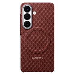 Калъф Samsung с карбонова текстура и вграден магнит за пълна защита и абсолютна съвместимост с магнитни аксесоари!