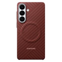 Калъф Samsung за Galaxy S26+ с карбонова текстура и вграден магнит за пълна защита и абсолютна съвместимост с магнитни аксесоари!