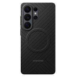 Калъф Samsung за Galaxy S26 Ultra с карбонова текстура и вграден магнит за пълна защита и абсолютна съвместимост с магнитни аксесоари!