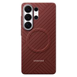 Калъф Samsung за Galaxy S26 Ultra с карбонова текстура и вграден магнит за пълна защита и абсолютна съвместимост с магнитни аксесоари!