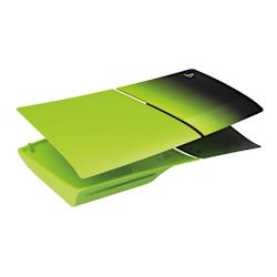 Увеличи темпото с Remix Green Cover за PS5® Slim! С динамичен HYPERPOP дизайн и полупрозрачно тъмно покритие с наситени детайли за отличителен стил, без да губиш концентрация!