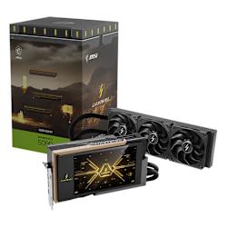 Видеокартата на MSI е насочена към взискателни потребители. GeForce® RTX™ 5090 интегрира 21760 ядра CUDA™ и се придружава от 32GB памет GDDR7. Със система за водно охлаждане и 8-инчов LCD дисплей!