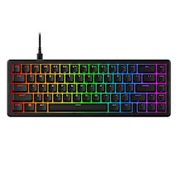 Gaming клавиатура 65%, с HyperX Linear Red суичове, RGB осветление и лесна персонализация с HyperX NGENUITY!
