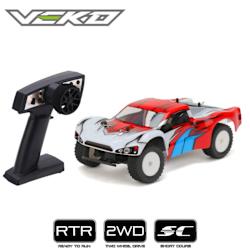 Оборудван с жироскоп, електронна система за стабилност, дистанционно 2.4GHz и аналогова система за управление, моделът Mini SC предлага перфектен контрол дори върху хлъзгави повърхности!