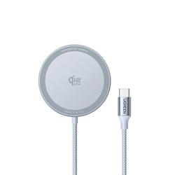 Безжично зареждане до 25W за iPhones с технология MagSafe и устройства, съвместими със стандарта за безжично зареждане Qi2, със стилен дизайн и издръжлив кабел с дължина 1.5m!