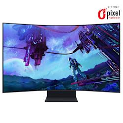 Технология Quantum Matrix (Mini-LED), резолюция 4K UHD, извивка 1000R, честота на опресняване 165 Hz, време за реакция 1 ms, HDR10+ Gaming, високоговорители с Dolby Atmos® и KVM Switch за свързване на до 4 външни устройства!
