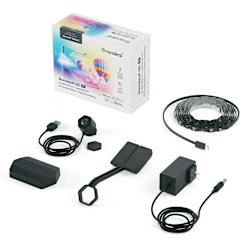 Nanoleaf 4D V2 Screen Mirror Camera Kit за впечатляващ 4D ефект, с адресируема Multicolor RGB лента, Trimmable Zigzag Lightstrip и капак за поверителност — идеално предпожение за устройства до 65"!