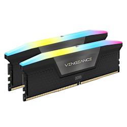 Memory kit 48GB (2x 24GB) от серията CORSAIR VENGEANCE® RGB DDR5 с работна честота 6000MHz и CL36 за невероятна производителност на системата ти и отличителен външен вид!