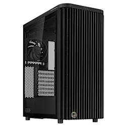 Asus ProArt PA401 (Tempered Glass) е Mid Tower компютърна кутия с отлично охлаждане, 3 предварително инсталирани вентилатора и панел с порт USB Type-C® 20Gbps!