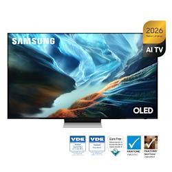 4K Smart TVs от серията S90H разполагат с OLED HDR+ с Glare Free, мощен процесор NQ4 AI Gen3, Samsung Vision AI Companion, уникални gaming характеристики и AI Football Mode Pro!