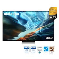 4K Smart TVs от серията S90H разполагат с OLED HDR+ с Glare Free, мощен процесор NQ4 AI Gen3, Samsung Vision AI Companion, уникални gaming характеристики и AI Football Mode Pro!