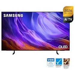 OLED S85H 4K с OLED HDR Pro, NQ4 AI Gen2, Glare Free и Real Black за впечатляваща картина, 120Hz с G-SYNC за gaming и Dolby Atmos с AI Sound Controller за невероятен звук!