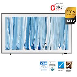 С Glare Free Neo QLED панел, The Frame Pro LS03HW 4K Samsung Vision AI Smart TV 2026 е технологично чудо и визуален шедьовър, за да се наслаждаваш на дигитално съдържание и произведения на изкуството!