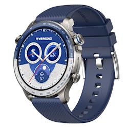 Smartwatch със сензорен дисплей 1.43", резолюция 466 x 466 pixels и батерия, която издържа до 10 дни! Поддържа Bluetooth® и се свързва с устройства Android или iOS!
