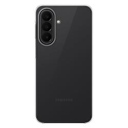 Защити Samsung Galaxy A27 от износване и драскотини, които се появяват по време на ежедневна употреба, като същевременно подчертаеш дизайна и детайлите му с този прозрачен калъф!