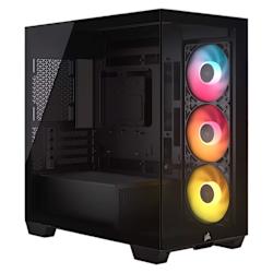 Кутия Micro-ATX, съвместима с дънни платки Mini-ITX и Micro-ATX. С двукамерен дизайн и възможност за едновременно използване на две водни охлаждания 240mm и 360mm!