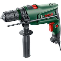 Ударната бормашина Bosch EasyImpact 630 с мощност 630W позволява удобно и прецизно пробиване в зидария, дърво, мек бетон и метал!
