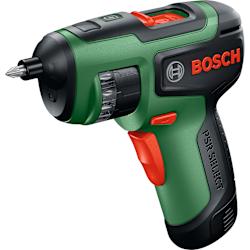 Акумулаторната отвертка на Bosch е оборудвана с иновативна EasySelect система с вграден барабан за 12 бита, което позволява бърза смяна на накрайниците без допълнителни аксесоари!