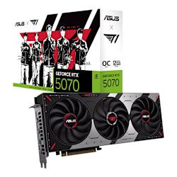 Видеокартата на Asus е предназначена за геймъри и творци. GeForce® RTX™ 5070 интегрира 6144 ядра CUDA™ и разполага с 12GB памет GDDR7!