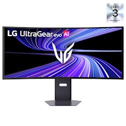 Извитият (1500R) Tandem™ OLED 5K2K LG UltraGear™ evo GX9 е мощен gaming монитор с честота на опресняване до 330Hz (Dual Mode), VESA DisplayHDR™ True Black 500 и DisplayPort™ 2.1!