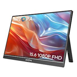 Преносимият FHD IPS монитор 15.6" A1 на ARZOPA предлага висока производителност в компактна форма, с HDR технология за отлично цветопредаване, усъвършенствана технология за грижа за очите, портове Mini HDMI и USB-C!