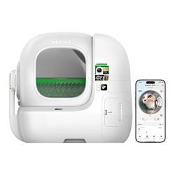 Самопочистваща се тоалетна за котки от PETKIT с по-голям вход за лесен достъп, разпознаване на мяукане, "hands-free" почистване и ΑΙ функции!