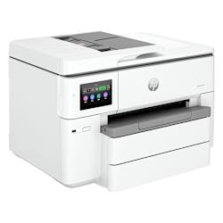 Мултифункционално устройство 4 в 1 от HP, с възможност за печат, сканиране, копиране и изпращане на факс! Поддържа Ethernet, Wi-Fi и USB за лесно свързване с мрежи и компютри!