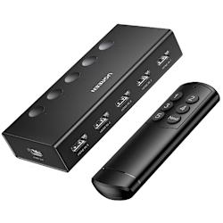 С 5-in-1 CM568 HDMI® Switch на Ugreen получаваш гъвкав и удобен инструмент, който ти позволява да превключваш между устройствата си с натискането на един бутон или дистанционно управление!
